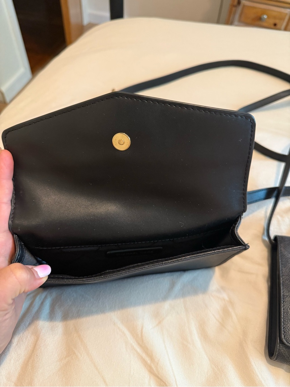 Michael Kors Black Crossbody Clutches - Picture 3 of 5